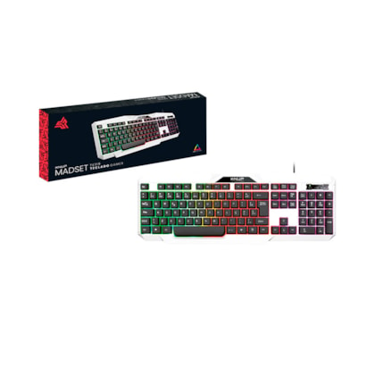 Teclado Gamer LED RGB Semi Mecânico Knup KP-TE119