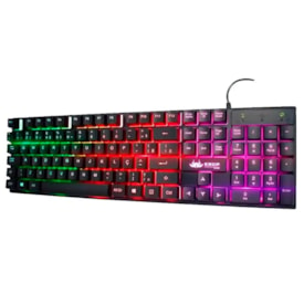 Teclado Gamer LED Semi Mecânico Knup KP-2043/A