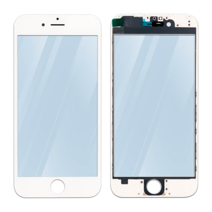 VIDRO APPLE IPHONE 6 COM ARO - BRANCO